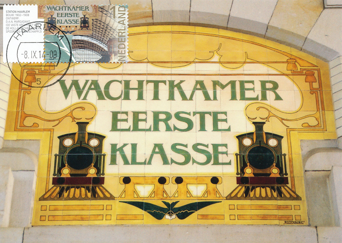 Maxikaart Station Haarlem 2014